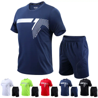 Victory Sports Men's Sportswear, 2-Piece Sportswear Set, Shirt + Shorts, Exercise, Play Sports