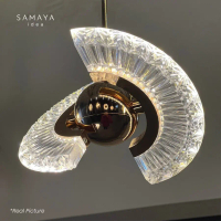 Lampu Gantung Kristal | Lampu Gantung Elegan | Lampu LED | LAMPU GANTUNG SALINAS PENDANT LAMP