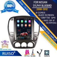 RUISO FOR Tesla series car player For NISSAN SYLPHY BLUEBIRD 2008-2012 car radio multimedia monitor 