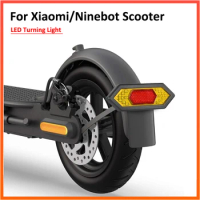 LED Turn Light for Xiaomi M365 1S Pro Mi3 Electric Scooter Front Fork Reflection Rear Fender Warning Smart Signals Accessories