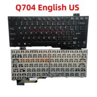 New Original English US Laptop Keyboard For Fujitsu For Stylistic Q704 Notebook PC Replacement