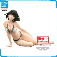 Original Banpresto ONE PUNCH-MAN Jigoku No Fubuki Celestial Vivi Swimwear Ver Action Figures Collectible Model Toys Doll for Boy
