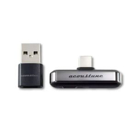 Acoustune ATX001 高清音訊藍牙傳輸器| USB Type-A（公）至 USB-C（母）轉接頭