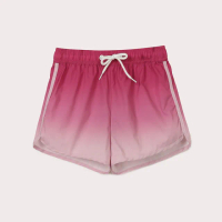 【Hang Ten】女童-REGULAR FIT鬆緊腰頭漸層設計短褲(粉)