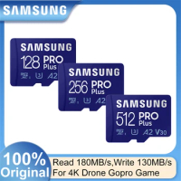Original SAMSUNG PRO Plus Micro SD Memory Card C10 TF MicroSD Card SDXC 128GB 256GB 512GB U3 4K For Phone DIJ Drone GoPro Camera