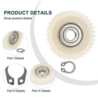 High Quality Gear Motor Teeth Nylon Planetary Stainless Steel Wheel Hub With 608 Bearings 38x38x10mm Universal