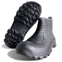 義大利設計 雙密度一體成型減壓短筒防水雨鞋一雙 H168