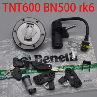 600cc Motorcycle ignition key switch fuel tank lock for QJIANG Benelli BJ600 tnt 600 tnt600 BN500 rk6 STELS600 GT