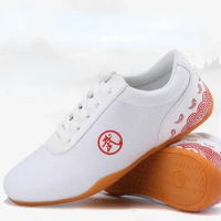 Quality Canvas Wushu Tai Chi Kungfu Glamorous Shoes Routine Martial Arts Couples Shoes Professional Competition Shoes Men Woman