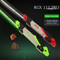 Valorant Weapon Melee RGX 11z Pro Level 2 Blade 80cm Game Peripheral Acrylic Glow Weapon Knife Samurai Sword Cosplay Kids Toys