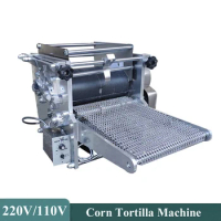 Automatic Corn Tortilla Making Machine Line Flour Corn Tortilla Chapati Khakhra Manufacturing Tortilla Press Bread Machine