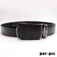 【per-pcs 派彼士】高質感造型釦飾自動皮帶(PP003-05)