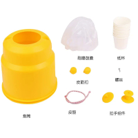 19cm Genuine AIRZOOKA Childrens Day Air Cannon Tricky Trick Funny Technology Creative Vent Toy Chris