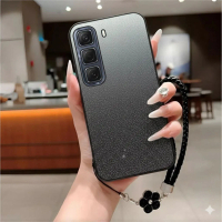 Casing handphone untuk INFINIX HOT 60 PRO Premium Silikon Glitter FREE LANYARD