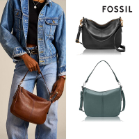 FOSSIL Jolie 真皮新月斜背包 (多色可選)