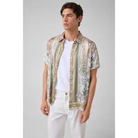GUESS เสื้อเชิ้ตผู้ชาย รุ่น M6YH88W3424 - สีมัลติ