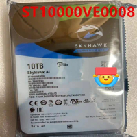 New Hard Disk For Original Seagate 10TB 3.5" SATA 6 Gb/s 256MB 7.2K Internal Hard Drive For Surveillance HDD For ST10000VE0008