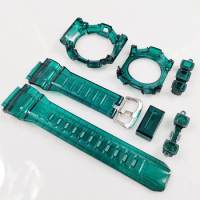 New Green G9300 Watchband and Bezel with Buckle Resin Watch Strap and Cover With Tools