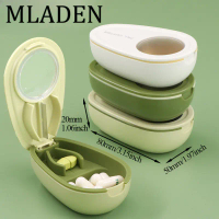 จัดส่งที่รวดเร็ว MLADEN ที่ตัดยาเม็ด กล่องใส่ยา กล่องแบ่งยา ตลับใส่ยา ที่แบ่งยา ตลับใส่ยา ตลับยาImak
