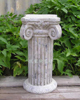 復古 做舊 陶藝羅馬柱 落地家居裝飾品 歐式庭院擺件 花架 底座