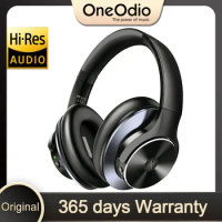 Oneodio A10 Hybrid Active Noise Cancelling Headphones Bluetooth With Hi-Res Audio Over Ear Wireless Headset ANC With Microphone