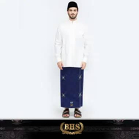 Sarung BHS Classic Gold Motif C45 SSA Biru 02
