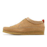 Clarks 休閒鞋 Originals Weaver Weft 男鞋 棕 編織 皮革 英倫風 克拉克 26165827