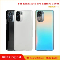 100% Original Glass For Xiaomi Redmi K40 / K40 Pro / K40 Ultra Pro+ Plus Back Battery Cover Rear Door Housing Case Battery Cover