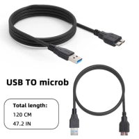 1.2 Meters USB 3.0 A To Micro B Male To Male for Canon 5DSR 5D4 High-Speed Camera USB3.0 SLR Pure Copper Data Cable