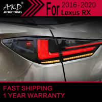 Car Lights for Lexus RX LED Tail Light 2015-2021 RX300 RX350 Rear Stop Lamp Brake Signal DRL Reverse Automotive Accessories
