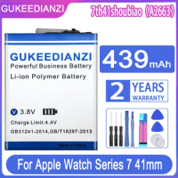 GUKEEDIANZI Replacement Battery 7th 439mAh For Apple Watch Series 7 S7 series7 41mm A2663
