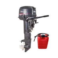 30HP Outboard Motor Boat 496cc Outboard Propeller Motor For Inflatable Fishing Boat Engine 2 Stroke Gasoline Manual 22.1 KW CDI