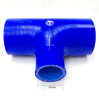 SILICONE HOSE T-Piece T SHAPE 63mm 2.5 for 25mm ID BOV 3 way+Clamps -  AliExpress