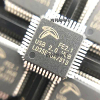 5PCS/Lot FE2.1-CQFP48A FE2.1 LQFP-48 USB2.0 high-speed seven port hub controller original stock