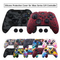Silicone Protective Cover for Xbox Series S/X Controller Waterproof Camouflage Silicone Case Xbox Series S/X Accessories