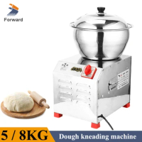 Electric Dough Kneading Machine Dough Mixer Stainless Steel Flour Mixer Pasta Stirring Food Making Bread