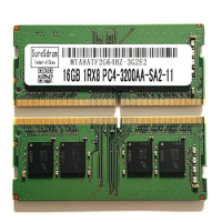 DDR4 RAM 16GB 3200 SODIMM Laptop Memory for MTA8ATF2G64HZ-3G2E2 16GB 1RX8 PC4-3200AA-SA2-11 1.2V