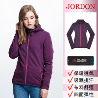 【JORDON 橋登】全開襟外套 POLARTEC POWER STRETCH PRO#紫色_S-紫色,S