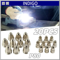 10SET/20PCS P80 Nozzle Electrode Plasma Cut Welding Torch P-80 P 80 Nozel 1.3mm/1.5mm /Mata Plasma C