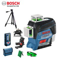 Bosch Professional 12V System Laser Level GLL 3-80 CG 12 Lines Laser Green Projection Meter Self-levelling Lasers