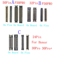10Pcs Usb Charger Charging Dock Port Flex FPC Connector For Huawei Honor 30Pro P30 30 Pro P30PRO 30Pro+ Board Plug 32 24 50 pin