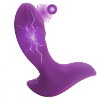 Soft Dildo Vibrator Sex Toys For Women Wearable Vibrating Panties Clit Stimulator Invisible Slapping Clitoral Pussy Massage
