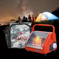 韓國P&amp;CO 戶外暖爐 PH-1500 橘紅色 露營暖爐(卡式暖爐 野營 免插電 便攜瓦斯取暖神器 暖爐)