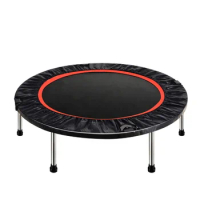Fitness Trampoline 40 Inch Extra Large Foldable Fitness Rebounder for Adult Kids with Safety Handle