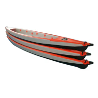 470cm Drop Stitch Material 2 Person Canoekayak Pedal Canoe Folding Rowing Boat Fishing Inflatable Kayak
