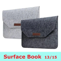 Soft Wool Felt Laptop Sleeve for Microsoft Surface Book Book 2 13.5'' 15'' Laptop Sleeve Case Pouch For Surface Book 2 15 Sleeve