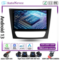 Android 13 For Mercedes Benz classe E S211 W211 classe CLS C219 2002 - 2010 Multimedia Car GPS Stereo Radio Screen Navigation