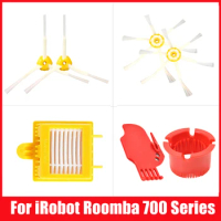 For iRobot Roomba 700 Series 760 770 772 774 775 776 780 782 785 786 790 Accessories HEPA Filter Side Brush Replacement Kit
