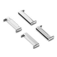 2pcs Universal Metal Connector Strap End Parts Adapter For Fitbit versa4/ sense2/ versa3/ sense 20MM Band