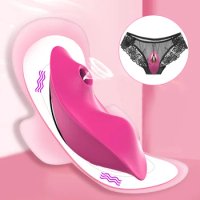 Wearable Sucking Vibrator for Women Butterfly Wireless APP Remote Control Vibrating Panties Dildo Sex toys for Couple